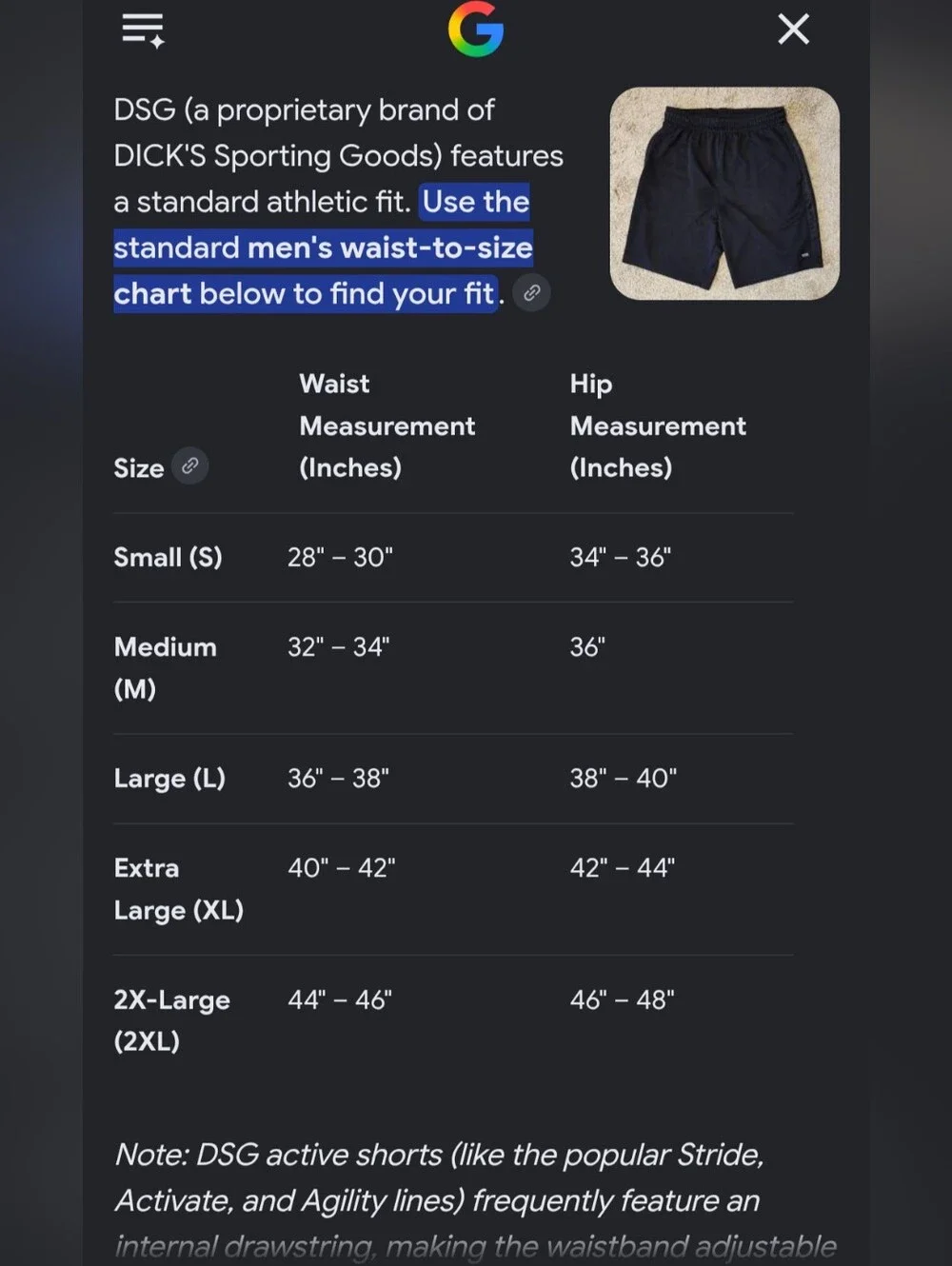 NWT DSG Men's 5